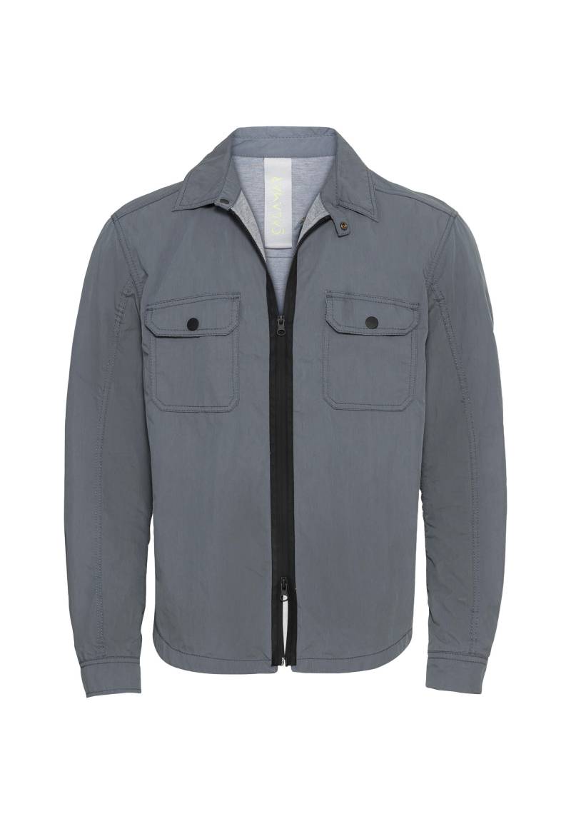 CALAMAR - Calamar Baumwoll Overshirt blau - Gr. - 52 von CALAMAR