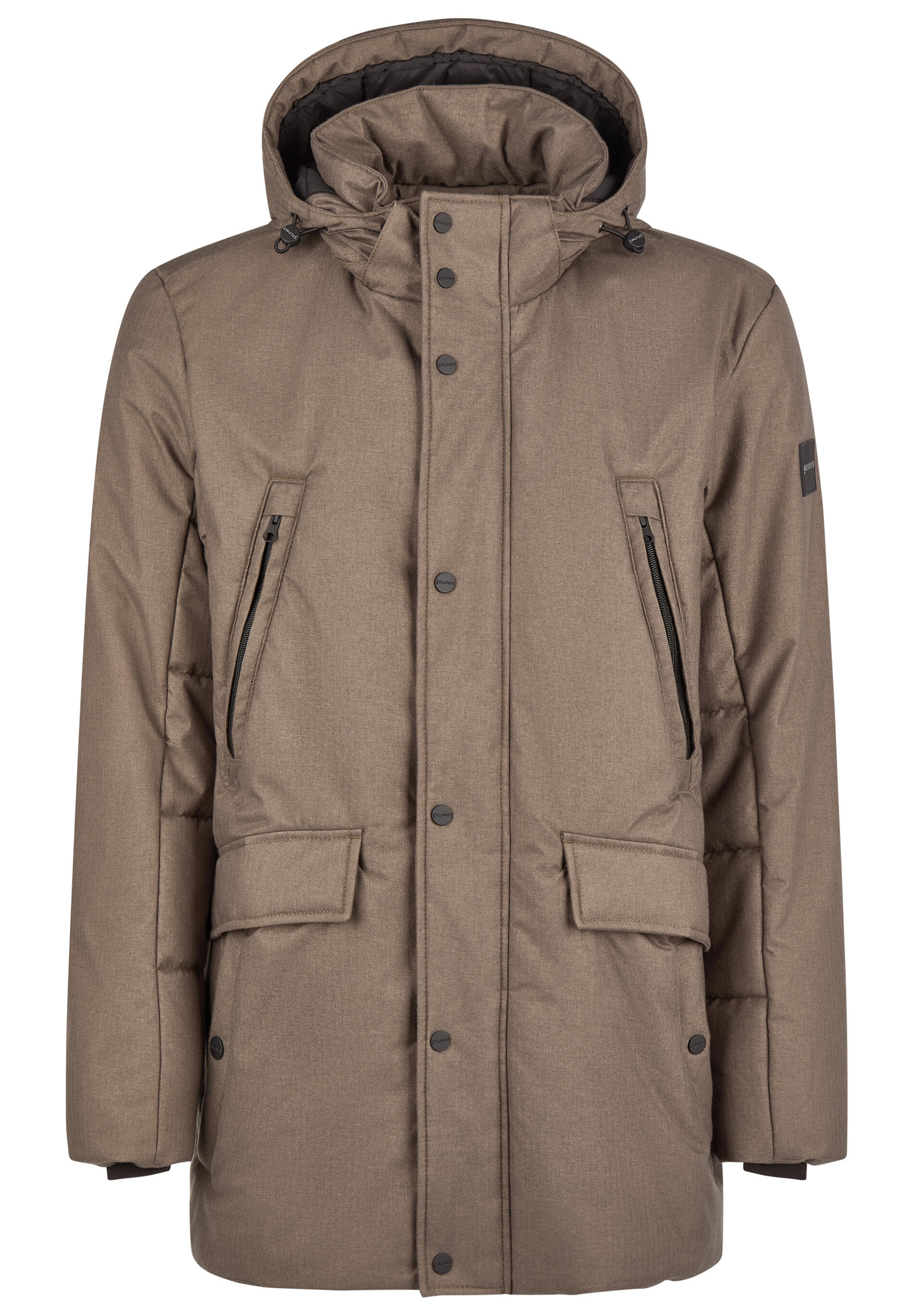 CALAMAR - Jacke Wool Look cashew brown - Gr. - 54 von CALAMAR