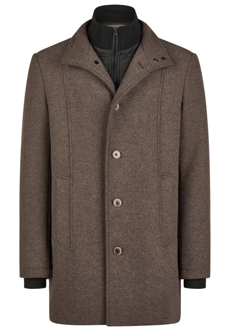 CALAMAR - Twill Wollmantel dark brown - Gr. - 106 von CALAMAR