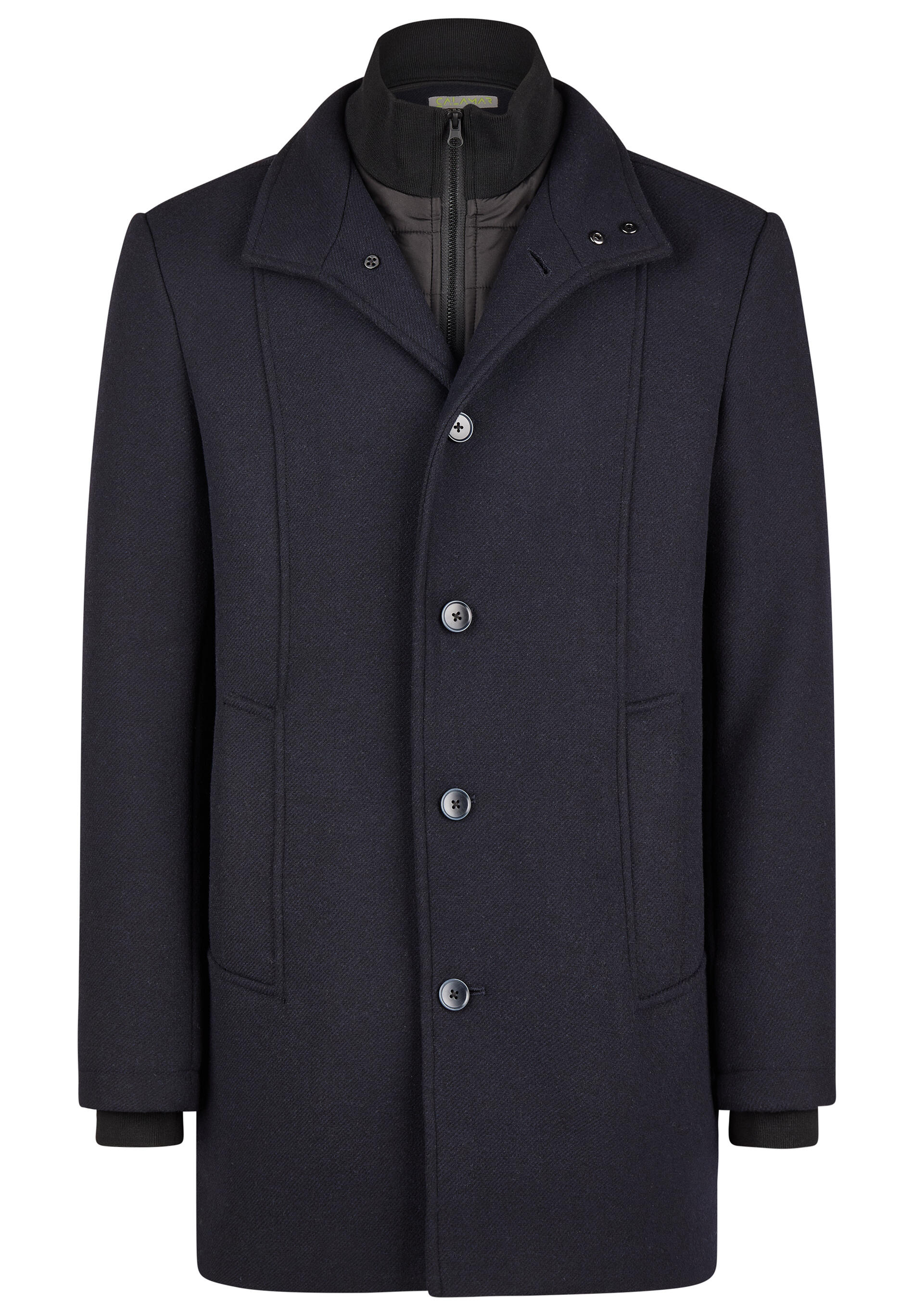 CALAMAR - Twill Wollmantel navy - Gr. - 58 von CALAMAR