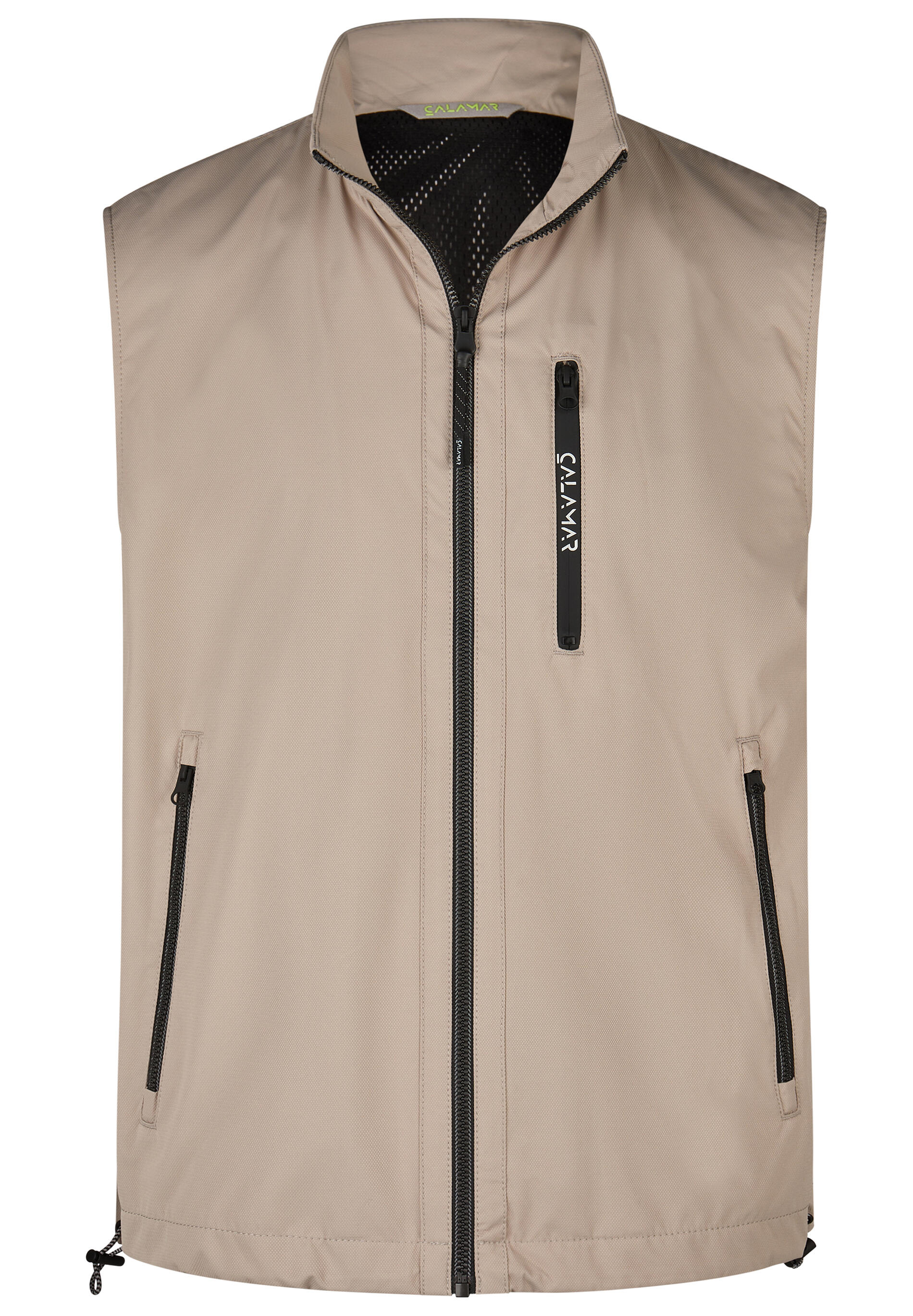 CALAMAR - Weste Outdoor silver beige - Gr. - 54 von CALAMAR