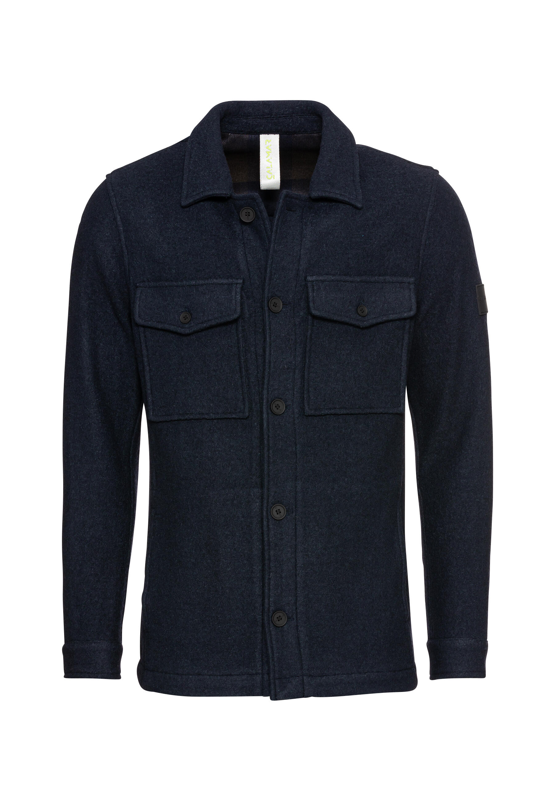CALAMAR - Wool Blend Overjacket navy - Gr. - 54 von CALAMAR