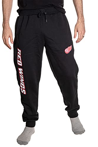 Calhoun NHL Herren Jogginghose aus Baumwoll-Fleece im Jogger-Stil, Detroit Red Wings, XX-Large von CALHOUN