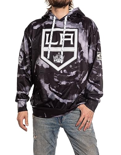 Calhoun NHL Surf & Skate Herren-Kapuzenpullover mit Batiksublimationsdruck, LA Kings, X-Large von CALHOUN