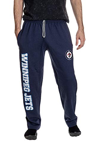 NHL Herren Premium Fleece Official Team Sweatpants, Herren, Winnipeg Jets, Medium von CALHOUN