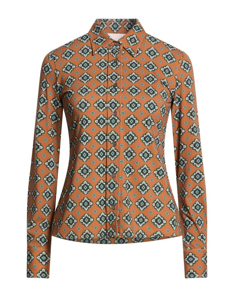 CALIBAN Hemd Damen Braun von CALIBAN