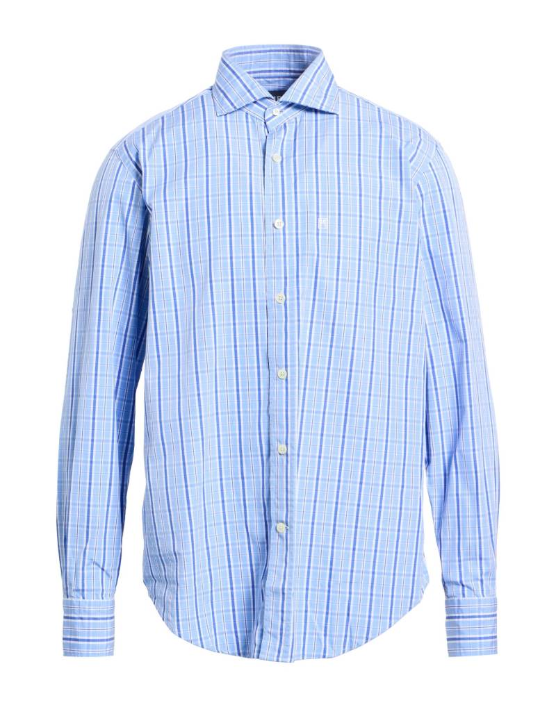 CALIBAN Hemd Herren Azurblau von CALIBAN