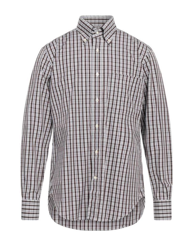 CALIBAN Hemd Herren Dunkelbraun von CALIBAN