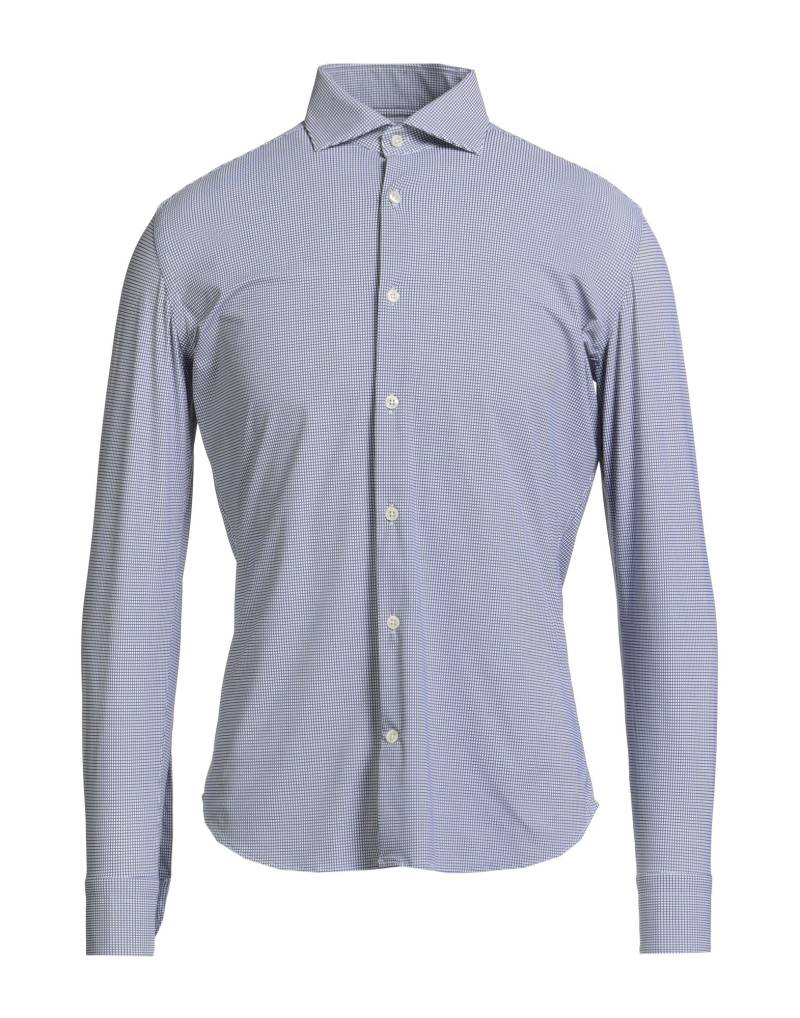 CALIBAN Hemd Herren Marineblau von CALIBAN