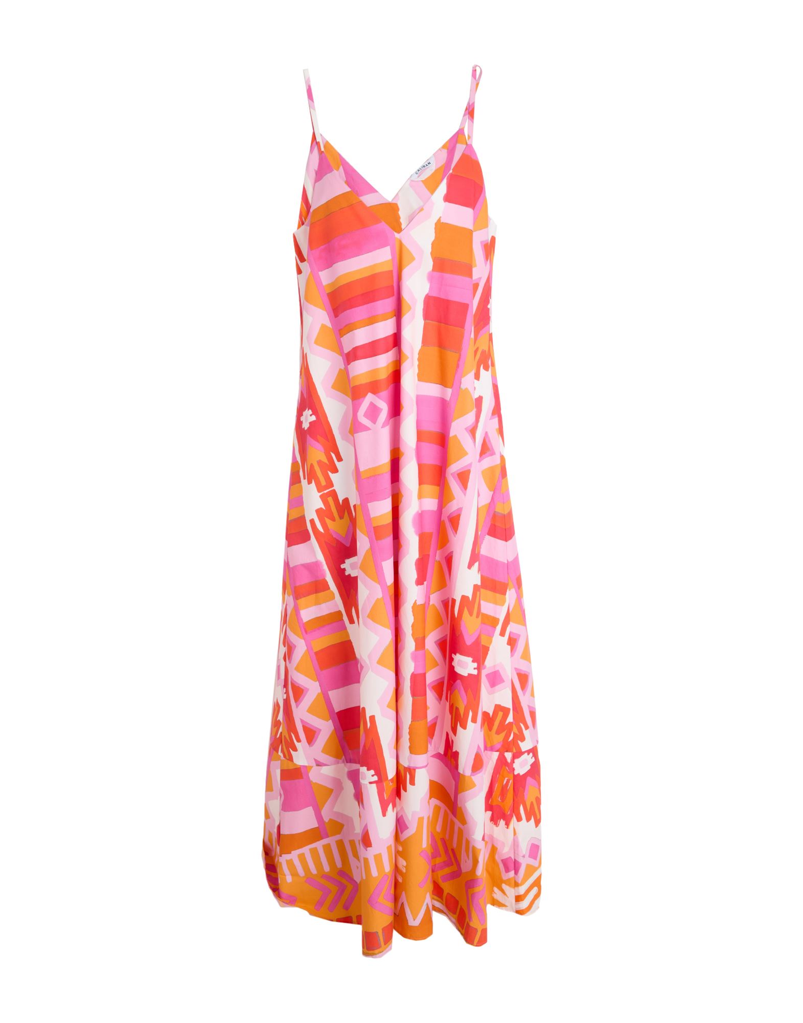 CALIBAN Maxi-kleid Damen Fuchsia von CALIBAN