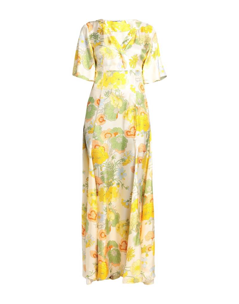 CALIBAN Maxi-kleid Damen Gelb von CALIBAN