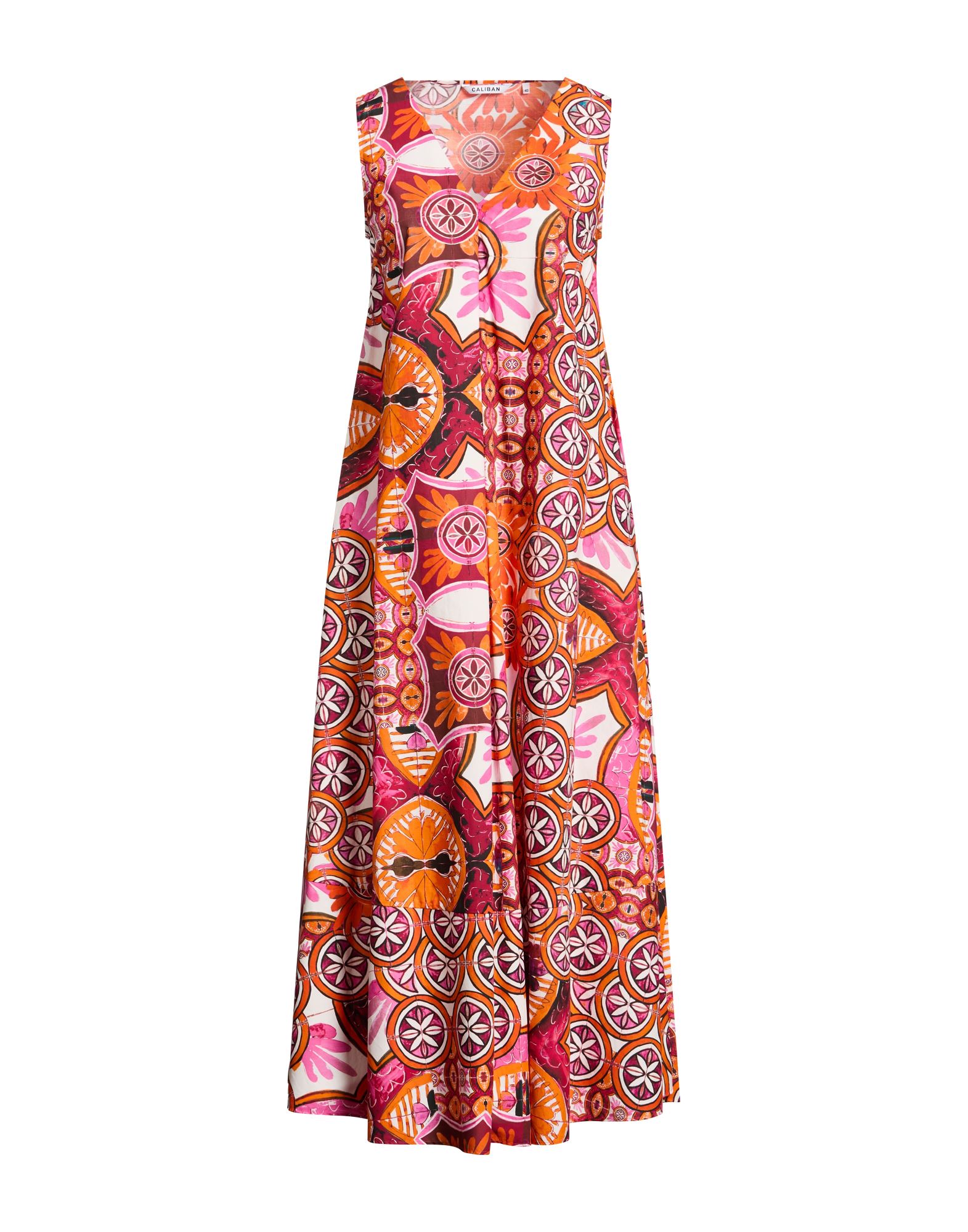 CALIBAN Maxi-kleid Damen Orange von CALIBAN