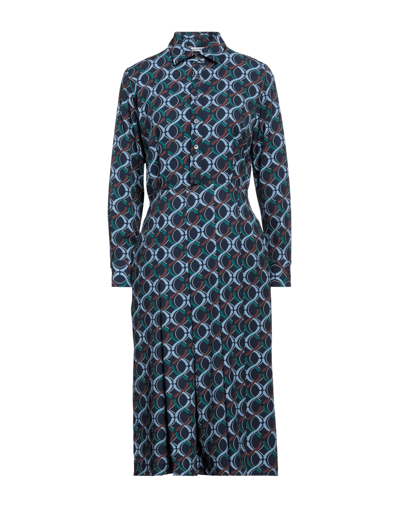 CALIBAN Midi-kleid Damen Blau von CALIBAN