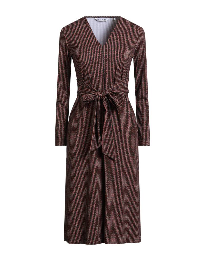 CALIBAN Midi-kleid Damen Braun von CALIBAN