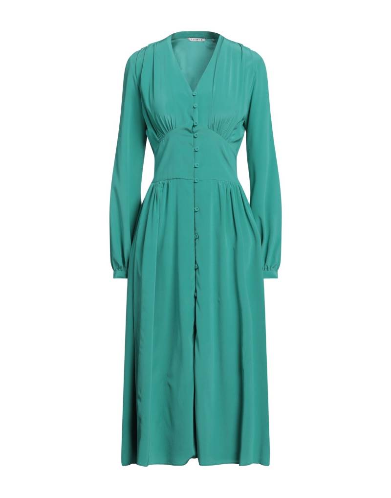 CALIBAN Midi-kleid Damen Grün von CALIBAN