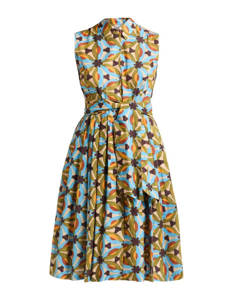 CALIBAN Midi-kleid Damen Hellblau von CALIBAN