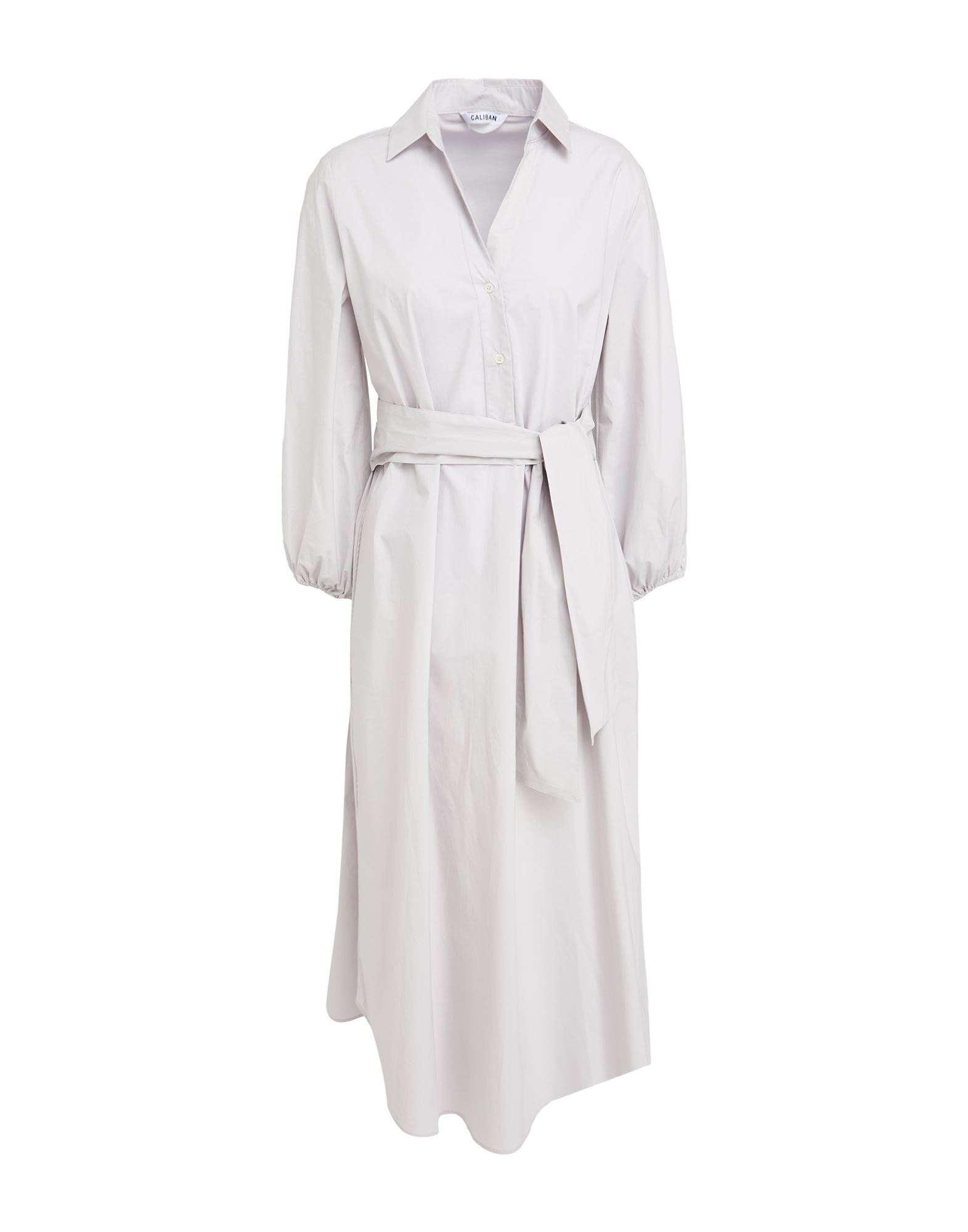 CALIBAN Midi-kleid Damen Hellgrau von CALIBAN