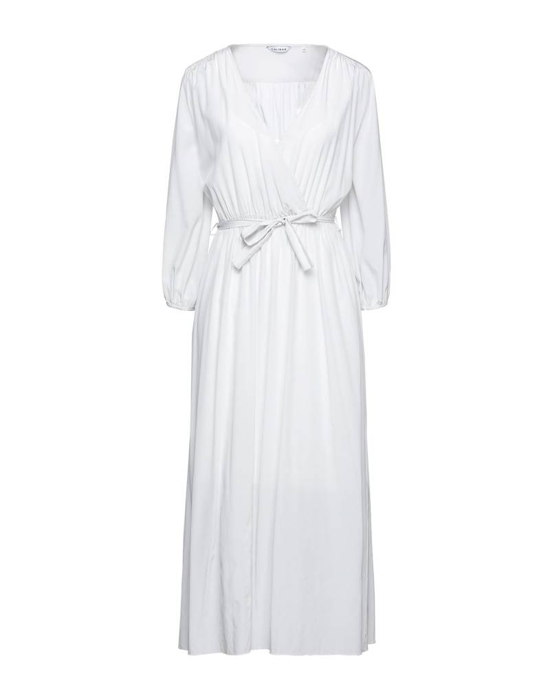 CALIBAN Midi-kleid Damen Hellgrau von CALIBAN