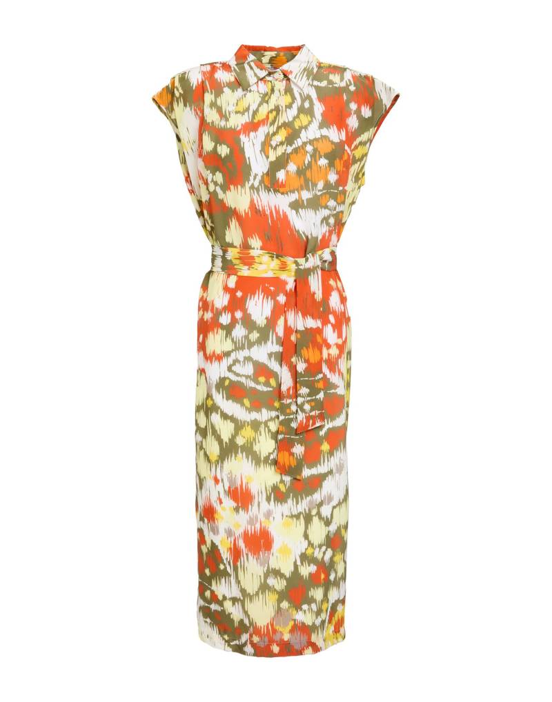 CALIBAN Midi-kleid Damen Militärgrün von CALIBAN