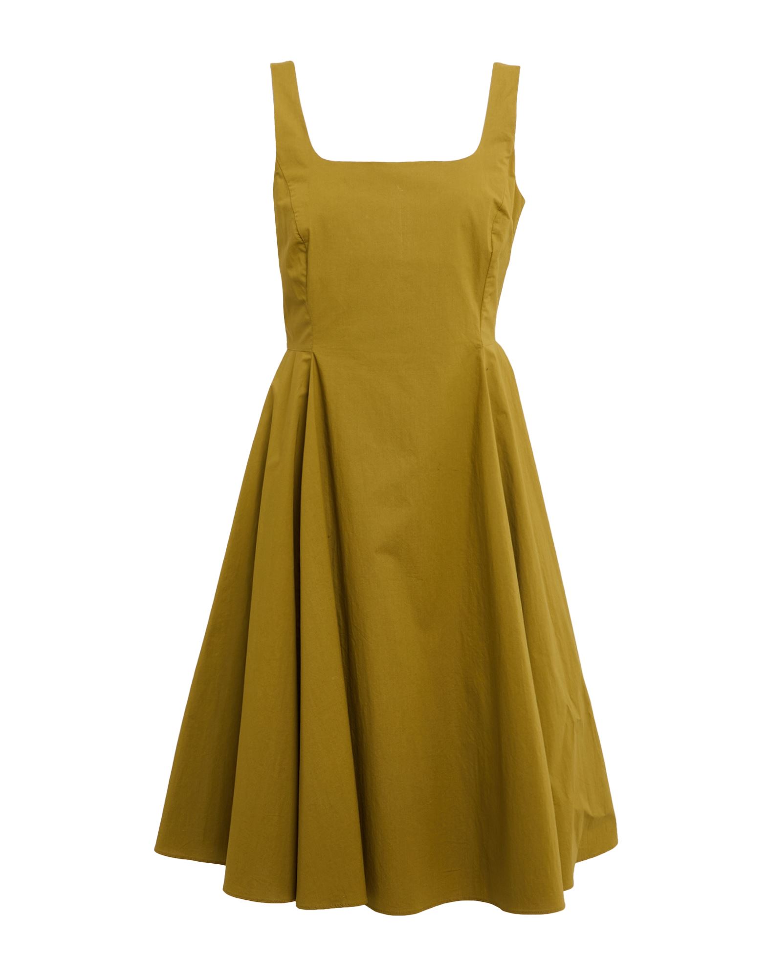 CALIBAN Midi-kleid Damen Militärgrün von CALIBAN