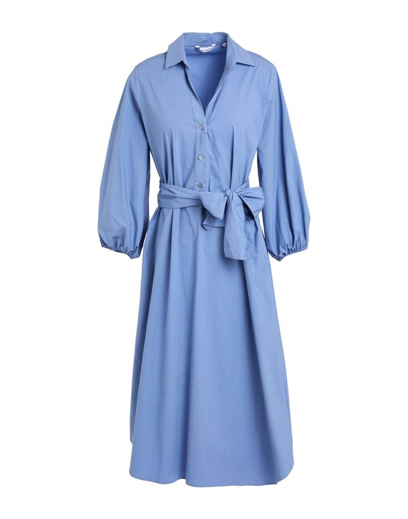 CALIBAN Midi-kleid Damen Taubenblau von CALIBAN