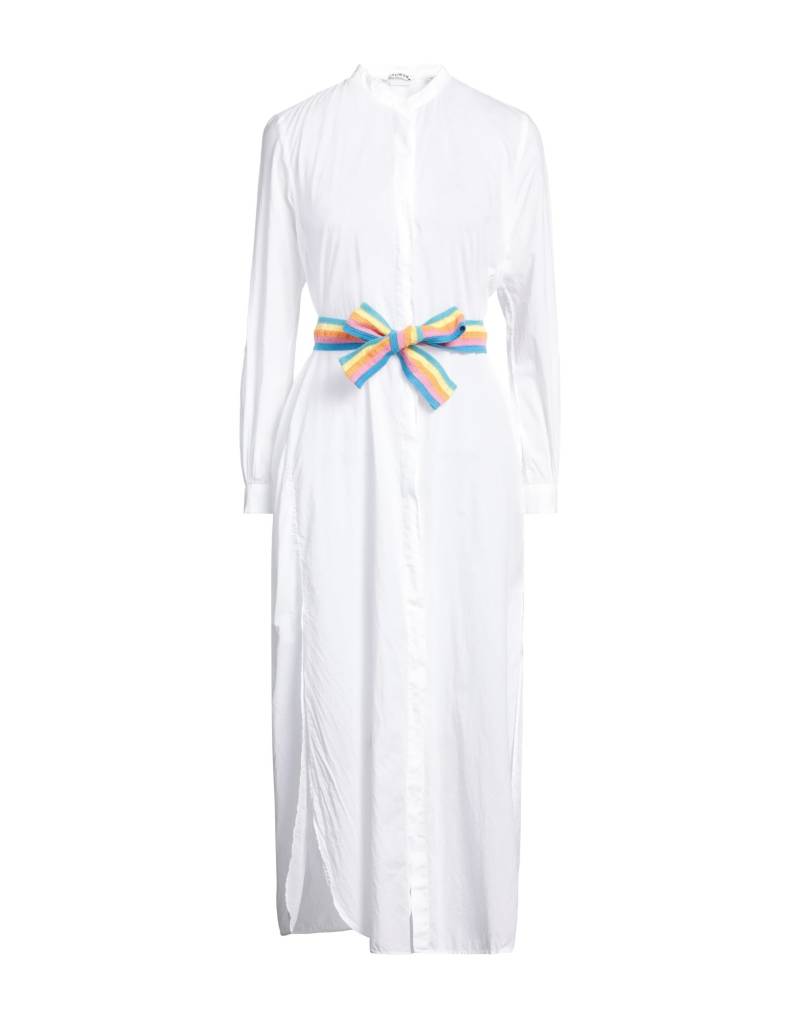 CALIBAN Midi-kleid Damen Weiß von CALIBAN