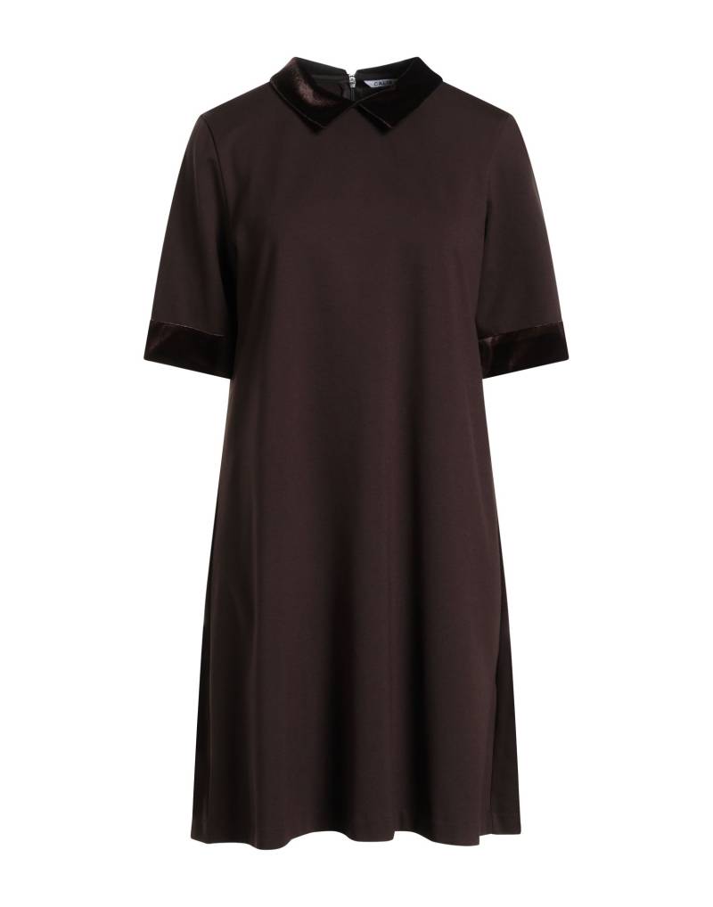 CALIBAN Mini-kleid Damen Dunkelbraun von CALIBAN