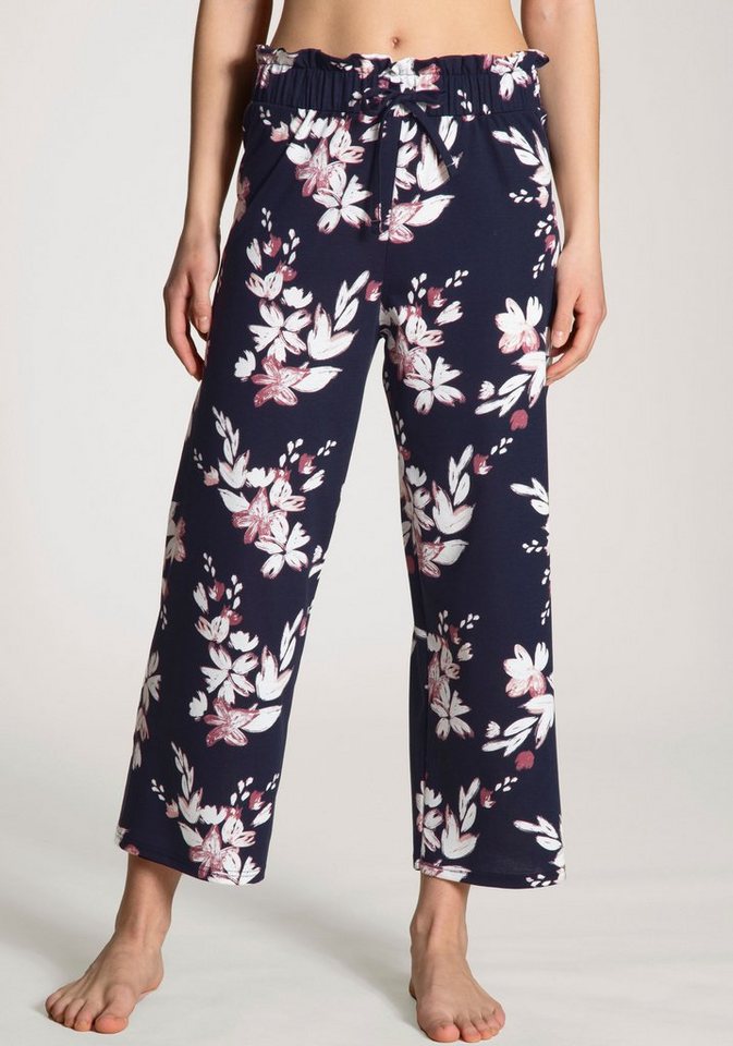 CALIDA 7/8-Hose Favourites Dreams florales Muster, Interlock-Qualität, Culotte-Style von CALIDA