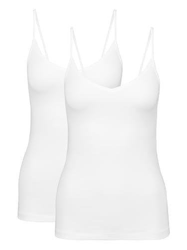 CALIDA Benefit Women Spaghetti-Top Damen, im attraktiven Vorteilspack, mit natürlichem Glanz und glattem Griff von CALIDA