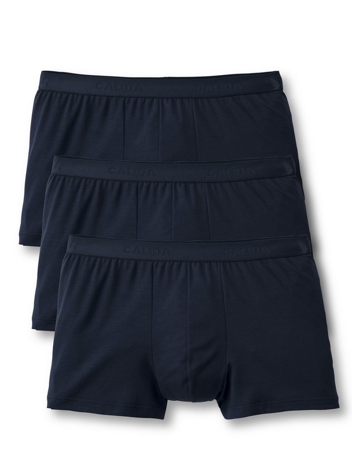 CALIDA Boxershorts Natural Benefit (3er Pack) Single Jersey-Qualität, elastisch von CALIDA