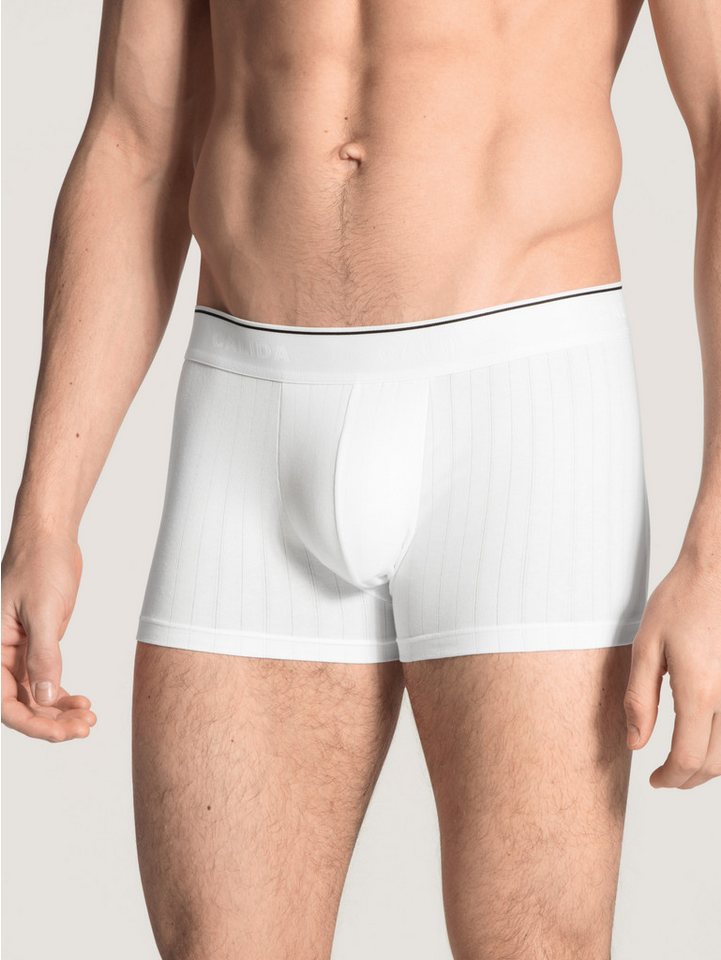 CALIDA Boxershorts Pure & Style maskulin, Nadelzug-Design, ohne Eingriff von CALIDA
