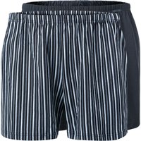 CALIDA Herren Boxershorts blau Reine Baumwolle Gestreift,unifarben von CALIDA