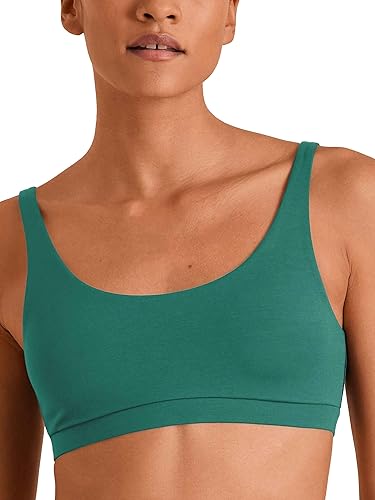 CALIDA Damen Bustier Natural Skin, BH, Unterwäsche, Grün, aus Tencel von CALIDA