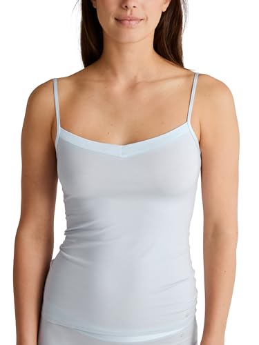 CALIDA Cate Spaghetti-Top Damen, mit Satin-Einsatz am Ausschnitt, verstellbare Träger von CALIDA