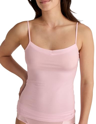 CALIDA Cate Spaghetti-Top Damen, mit Satin-Einsatz am Ausschnitt, verstellbare Träger von CALIDA