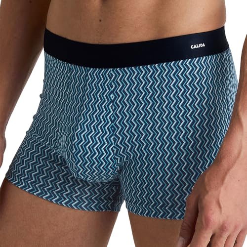 CALIDA Cotton Code Design Boxershorts Herren, weicher Elastikbund, Single Jersey, ohne Eingriff von CALIDA