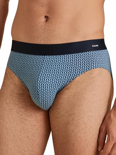 CALIDA Cotton Code Design Slip Herren, weicher Elastikbund, Single Jersey, ohne Eingriff von CALIDA