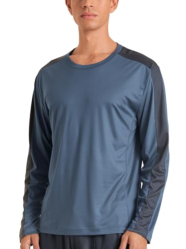 CALIDA Deepsleepwear Cooling Langarmshirt Herren, natürliche Thermoregulierung, stoppt Überhitzung von CALIDA