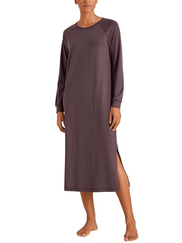 CALIDA Deepsleepwear Warming Langarm-Nachthemd Damen, Länge 120cm, wärmender Merino-Tencel™ Mix von CALIDA