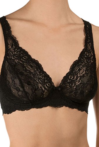CALIDA Sensual Secrets Spitzen-BH Damen, bügellos, aus elastischer Spitze, verstellbare Träger von CALIDA