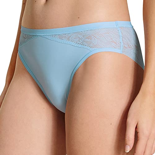 Calida Damen Eco Sense Lace Slip, Cerulean Blue, 48-50 von CALIDA