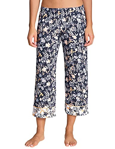 CALIDA Damen Favoriete Bloemen Hose, Dark Lapis Blue, 40-42 EU von CALIDA