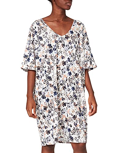 CALIDA Damen Favoriete Flowers Sleepshirt Nachthemd, Star White, 40-42 EU von CALIDA