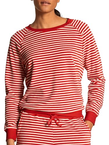 Calida Damen Favourites Marine Pullover, Summer red, 44-46 von CALIDA