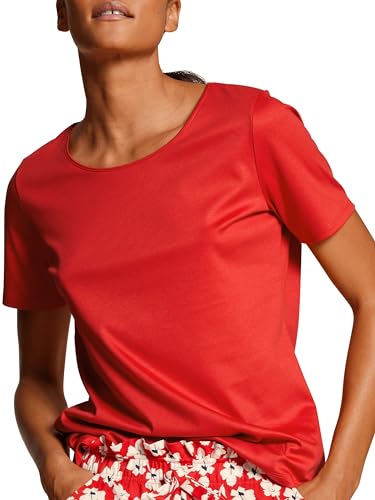 CALIDA Damen Favourites Marine T Shirt, Summer Red, XS EU von CALIDA