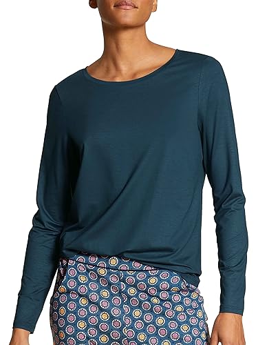 Calida Damen Favourites Universe T-Shirt, deep Dive Petrol, 48-50 von CALIDA