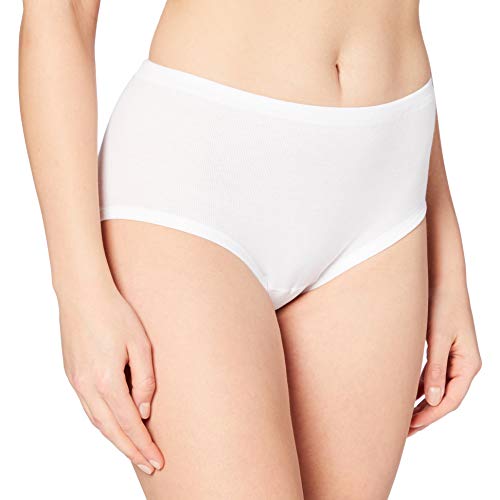 CALIDA Damen Midislip / Hosen Taillenslip, Weiß, 46 EU von CALIDA