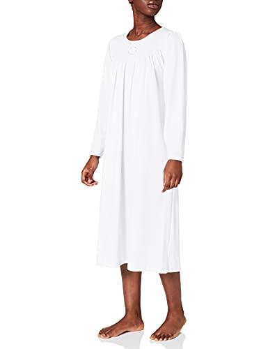 CALIDA Damen Soft Cotton Nachthemd, Weiß, 52-54 EU von CALIDA