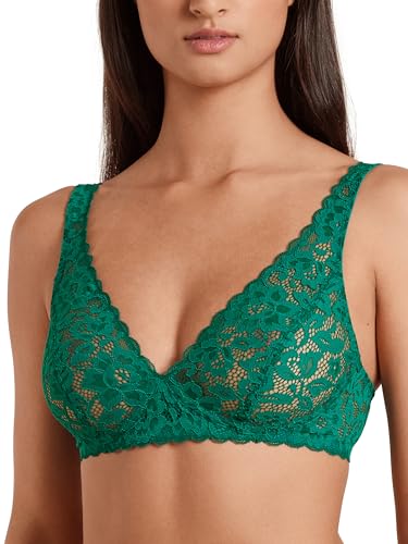 CALIDA Damen Natural Comfort Lace BH, Nevada Green, 75A von CALIDA