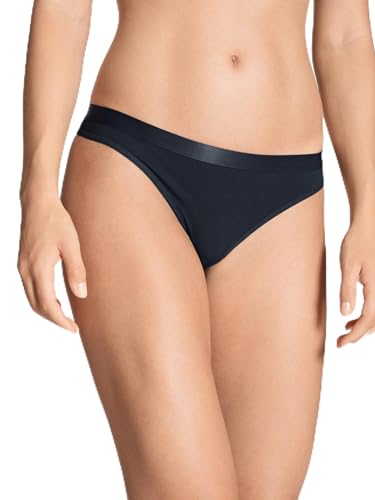 CALIDA Damen Natural Joy String Unterwäsche, Dark Lapis Blue, 32-34 von CALIDA